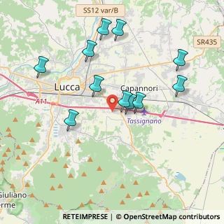 Mappa Parezzana, 55012 Capannori LU, Italia (3.86727)