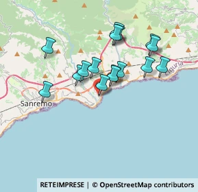 Mappa Via Brigata Liguria, 18038 Sanremo IM, Italia (3.19625)