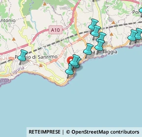 Mappa Via Brigata Liguria, 18038 Sanremo IM, Italia (2.36571)