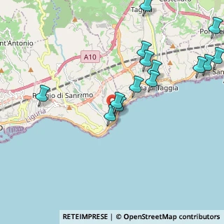 Mappa Via Circonvallazione, 18038 Sanremo IM, Italia (2.36571)