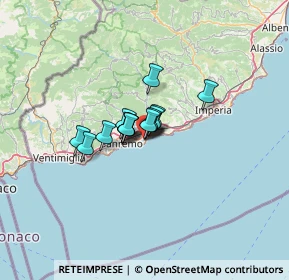 Mappa Via Brigata Liguria, 18038 Sanremo IM, Italia (6.214)