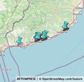 Mappa Via Brigata Liguria, 18038 Sanremo IM, Italia (8.54273)