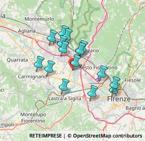 Mappa Via Pier Paolo Pasolini, 50013 Campi Bisenzio FI, Italia (5.976)