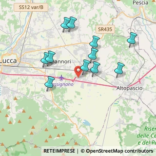Mappa Via del Frizzone, 55016 Porcari LU, Italia (3.73364)
