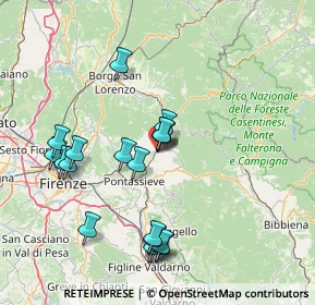 Mappa Via Salvador Allende, 50068 Rufina FI, Italia (15.45737)