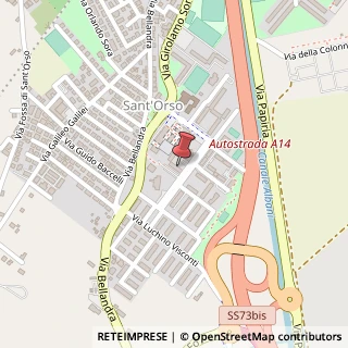 Mappa Via Divisione Carpazi, 26, 61032 Fano, Pesaro e Urbino (Marche)