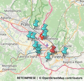 Mappa Via Vicinale Pantano, 50019 Sesto Fiorentino FI, Italia (5.46833)