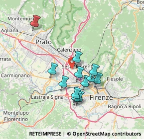 Mappa Via Vicinale Pantano, 50019 Sesto Fiorentino FI, Italia (6.0425)