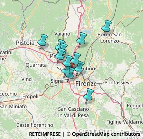 Mappa Via Vicinale Pantano, 50019 Sesto Fiorentino FI, Italia (8.7875)