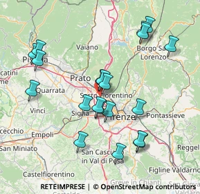 Mappa Via Vicinale Pantano, 50019 Sesto Fiorentino FI, Italia (15.8015)