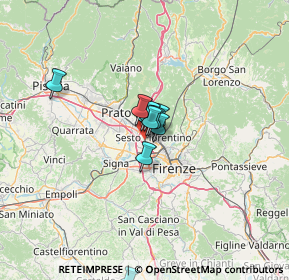 Mappa Via Vicinale Pantano, 50019 Sesto Fiorentino FI, Italia (11.34364)