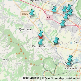 Mappa Via Agnoletti Enriquez Anna Maria, 59015 Seano PO, Italia (5.55429)