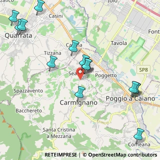 Mappa Via Agnoletti Enriquez Anna Maria, 59015 Seano PO, Italia (2.49333)