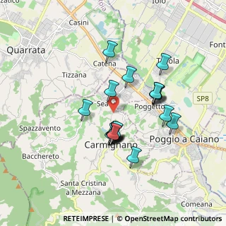 Mappa Via Agnoletti Enriquez Anna Maria, 59015 Seano PO, Italia (1.5095)