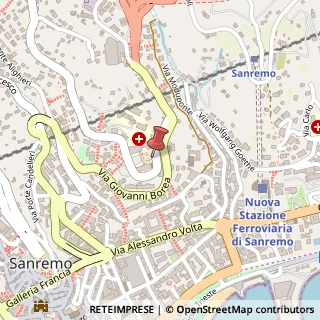 Mappa Via G. Borea, 56, 18038 Sanremo, Imperia (Liguria)