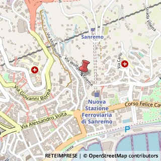 Mappa Via Peirogallo, 76, 18038 Sanremo, Imperia (Liguria)