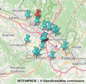 Mappa Via Francesco Ferrucci, 50013 Campi Bisenzio FI, Italia (5.1425)