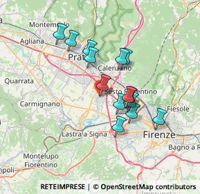 Mappa Via Francesco Ferrucci, 50013 Campi Bisenzio FI, Italia (5.91214)