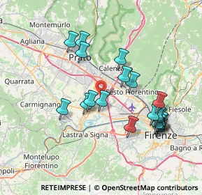Mappa Via Francesco Ferrucci, 50013 Campi Bisenzio FI, Italia (7.547)