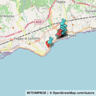Mappa SS 1, 18038 Sanremo IM, Italia (1.44467)
