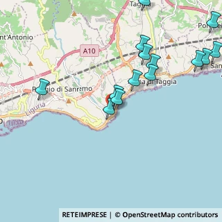Mappa SS 1, 18038 Sanremo IM, Italia (2.44643)