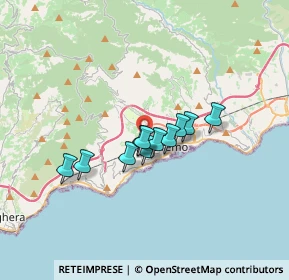 Mappa Strada Borgo Ponente, 18038 Sanremo IM, Italia (2.28364)