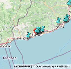 Mappa Strada Borgo Ponente, 18038 Sanremo IM, Italia (14.76)