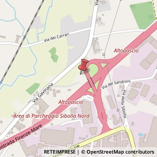 Mappa Via dei Sandroni, 1C, 55011 Altopascio, Lucca (Toscana)