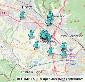 Mappa Piazza Antonio Gramsci, 50013 Campi Bisenzio FI, Italia (2.39375)