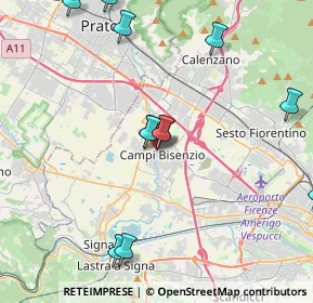 Mappa Piazza Antonio Gramsci, 50013 Campi Bisenzio FI, Italia (5.36286)