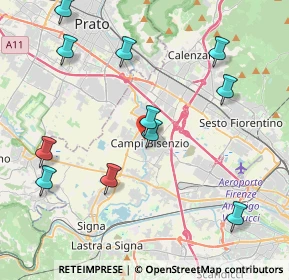 Mappa Piazza Antonio Gramsci, 50013 Campi Bisenzio FI, Italia (4.74636)
