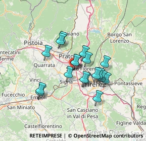 Mappa Piazza Antonio Gramsci, 50013 Campi Bisenzio FI, Italia (10.65944)