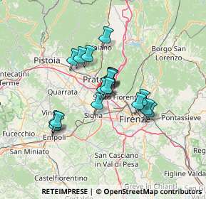 Mappa Piazza Antonio Gramsci, 50013 Campi Bisenzio FI, Italia (10.03833)