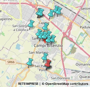 Mappa Piazza Antonio Gramsci, 50013 Campi Bisenzio FI, Italia (1.678)