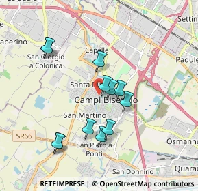 Mappa Piazza Antonio Gramsci, 50013 Campi Bisenzio FI, Italia (1.70333)