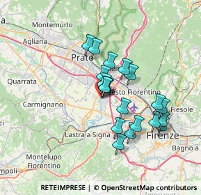 Mappa Piazza Antonio Gramsci, 50013 Campi Bisenzio FI, Italia (5.8745)