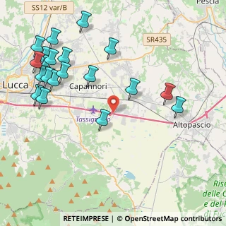Mappa A11, 55016 Porcari LU, Italia (5.2425)
