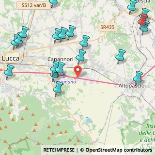 Mappa A11, 55016 Porcari LU, Italia (5.849)
