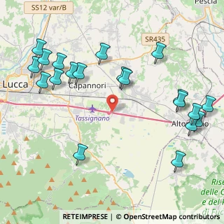 Mappa A11, 55016 Porcari LU, Italia (5.2865)