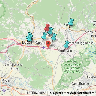 Mappa A11, 55016 Porcari LU, Italia (6.2475)