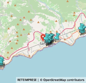Mappa Via Galileo Galilei, 18038 Sanremo IM, Italia (4.17176)