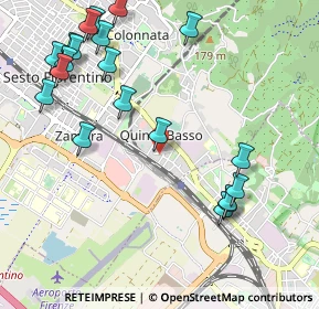 Mappa Via Luigi Cherubini, 50019 Sesto Fiorentino FI, Italia (1.292)