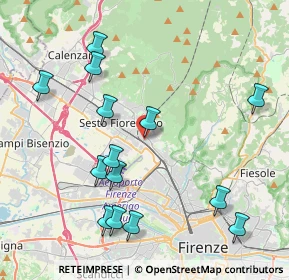 Mappa Via Luigi Cherubini, 50019 Sesto Fiorentino FI, Italia (4.63929)