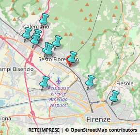 Mappa Via Luigi Cherubini, 50019 Sesto Fiorentino FI, Italia (4.04583)