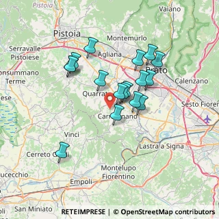 Mappa Via Rizzelli, 59011 Carmignano PO, Italia (6.13706)