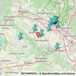 Mappa Via Rizzelli, 59011 Carmignano PO, Italia (8.17308)
