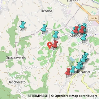 Mappa Via Rizzelli, 59011 Carmignano PO, Italia (1.353)