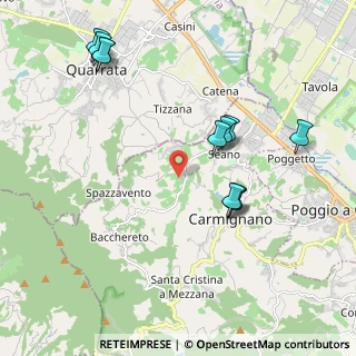 Mappa Via Rizzelli, 59011 Carmignano PO, Italia (2.25727)