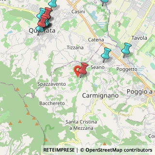 Mappa Via Rizzelli, 59011 Carmignano PO, Italia (3.17)