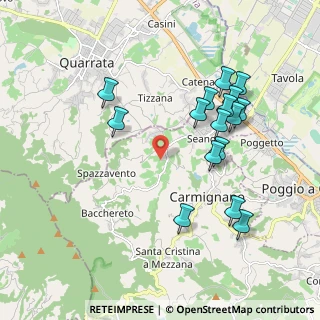 Mappa Via Rizzelli, 59011 Carmignano PO, Italia (2.01)